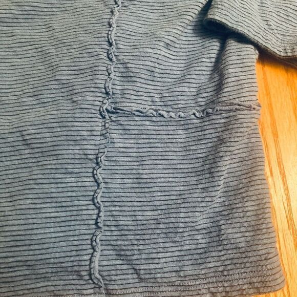Cut Loose Cotton Gray/Blue Tunic - Picture 5 of 8